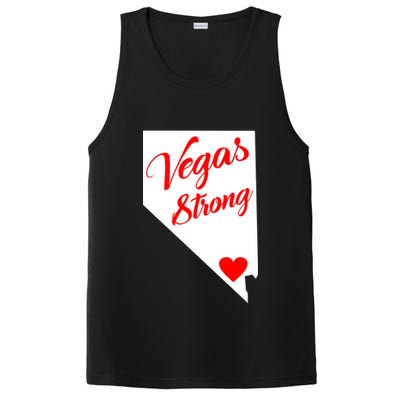 Vegas Strong Nevada Heart Script PosiCharge Competitor Tank