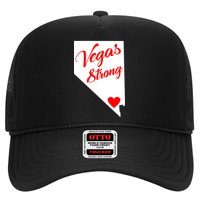 Vegas Strong Nevada Heart Script Trucker Hat
