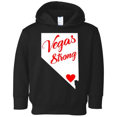 Vegas Strong Nevada Heart Script Toddler Hoodie