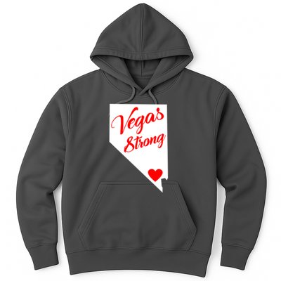 Vegas Strong Nevada Heart Script Hoodie