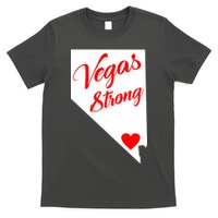 Vegas Strong Nevada Heart Script T-Shirt