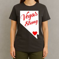 Vegas Strong Nevada Heart Script T-Shirt