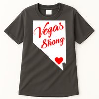 Vegas Strong Nevada Heart Script Tall T-Shirt