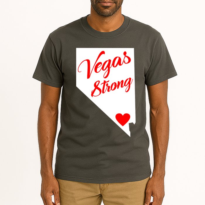 Vegas Strong Nevada Heart Script Tall T-Shirt