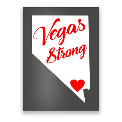 Vegas Strong Nevada Heart Script Poster