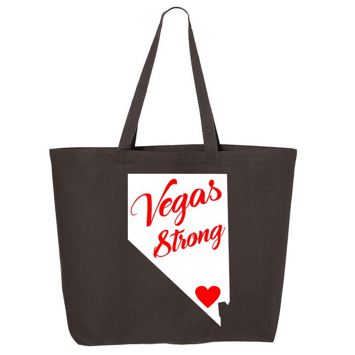 Vegas Strong Nevada Heart Script 25L Jumbo Tote