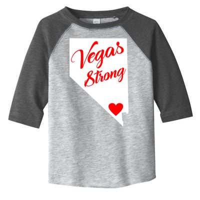 Vegas Strong Nevada Heart Script Toddler Fine Jersey T-Shirt