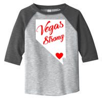 Vegas Strong Nevada Heart Script Toddler Fine Jersey T-Shirt