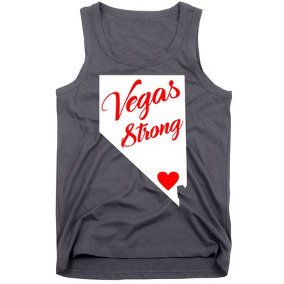 Vegas Strong Nevada Heart Script Tank Top