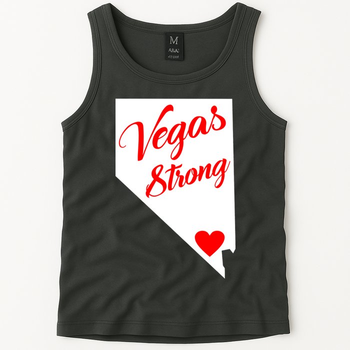 Vegas Strong Nevada Heart Script Tank Top