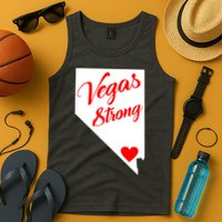 Vegas Strong Nevada Heart Script Tank Top