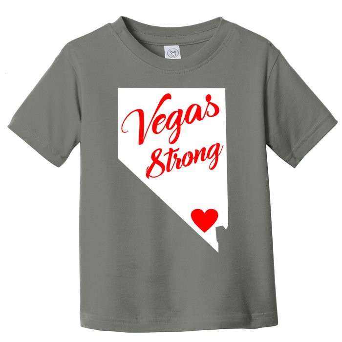 Vegas Strong Nevada Heart Script Toddler T-Shirt