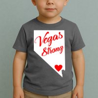 Vegas Strong Nevada Heart Script Toddler T-Shirt
