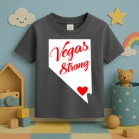 Vegas Strong Nevada Heart Script Toddler T-Shirt