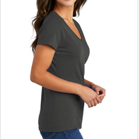 Vegas Strong Nevada Heart Script Women's V-Neck T-Shirt