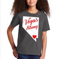 Vegas Strong Nevada Heart Script Kids T-Shirt