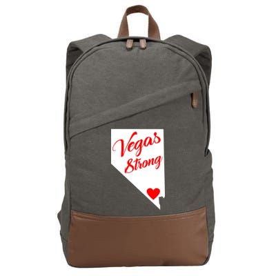 Vegas Strong Nevada Heart Script Cotton Canvas Backpack