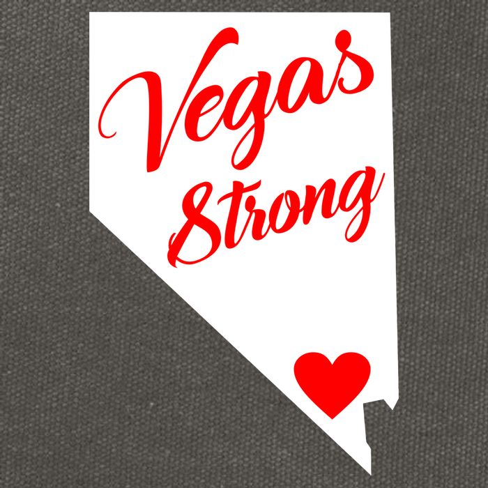 Vegas Strong Nevada Heart Script Cotton Canvas Backpack