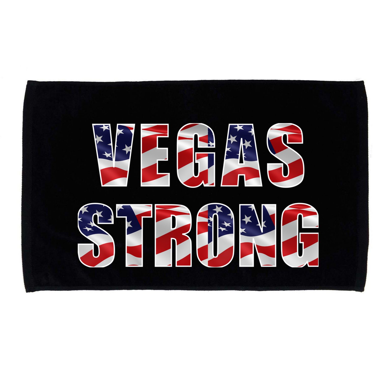 Vegas Strong USA Flag Microfiber Hand Towel