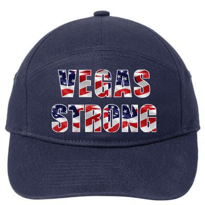 Vegas Strong USA Flag 7-Panel Snapback Hat