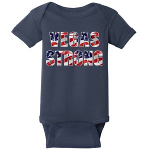 Vegas Strong USA Flag Baby Bodysuit