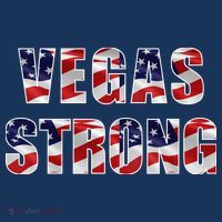 Vegas Strong USA Flag Baby Bodysuit