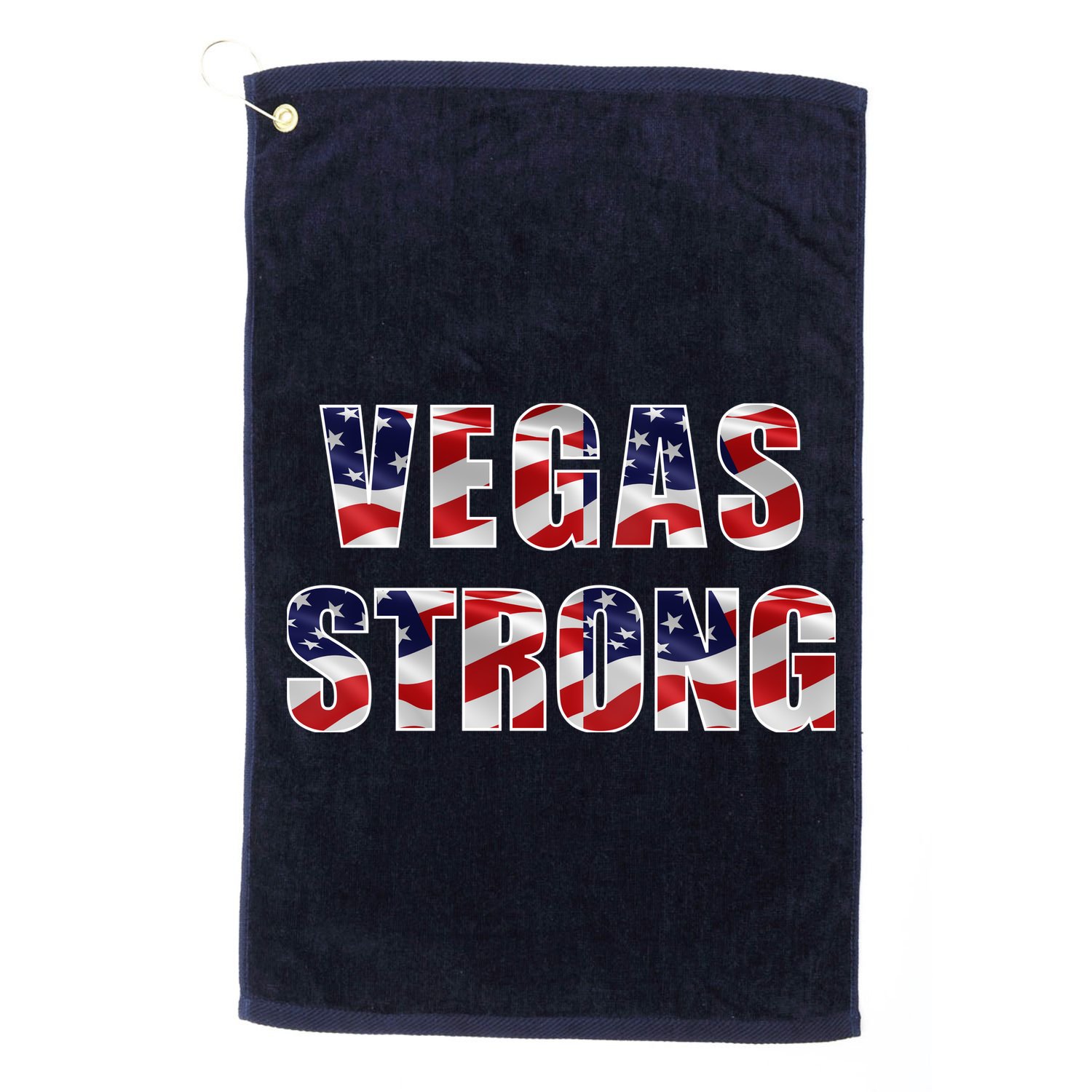 Vegas Strong USA Flag Golf Towel