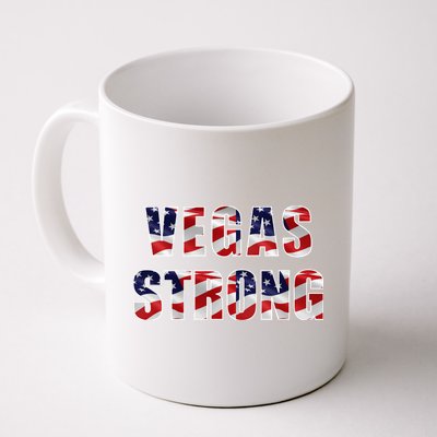 Vegas Strong USA Flag Coffee Mug