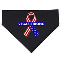 Vegas Strong USA Flag Ribbon USA-Made Doggie Bandana