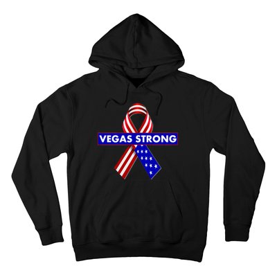 Vegas Strong USA Flag Ribbon Hoodie