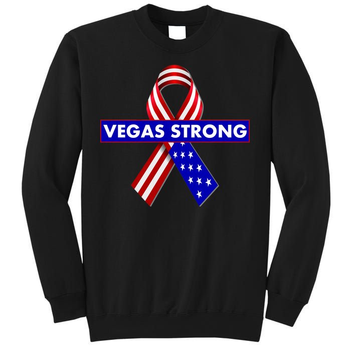 Vegas Strong USA Flag Ribbon Sweatshirt