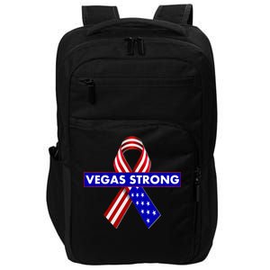 Vegas Strong USA Flag Ribbon Impact Tech Backpack