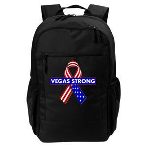 Vegas Strong USA Flag Ribbon Daily Commute Backpack