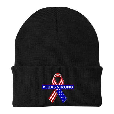 Vegas Strong USA Flag Ribbon Beanie