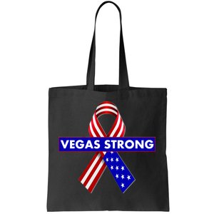 Vegas Strong USA Flag Ribbon Tote Bag