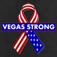 Vegas Strong USA Flag Ribbon Golf Towel