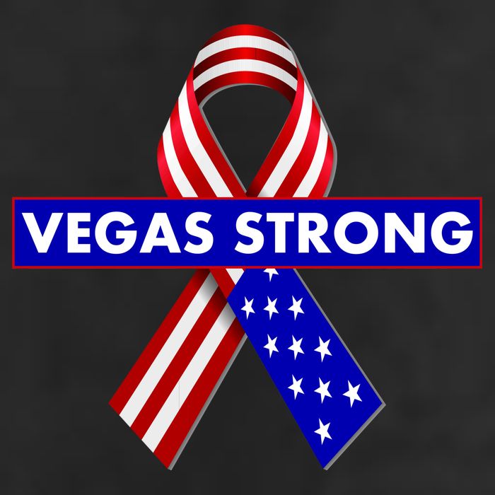 Vegas Strong USA Flag Ribbon Golf Towel