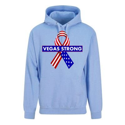 Vegas Strong USA Flag Ribbon Unisex Surf Hoodie