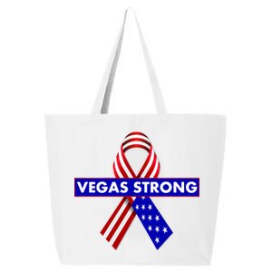 Vegas Strong USA Flag Ribbon 25L Jumbo Tote