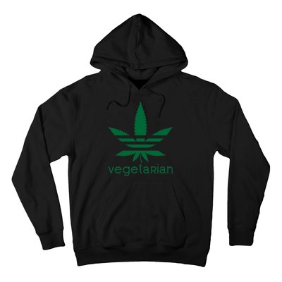 Vegetarian Funny Weed  Hoodie