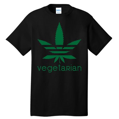 Vegetarian Funny Weed  Tall T-Shirt