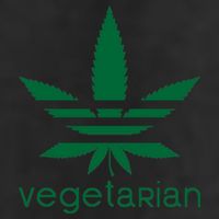 Vegetarian Funny Weed  Adult Drive Performance Visor