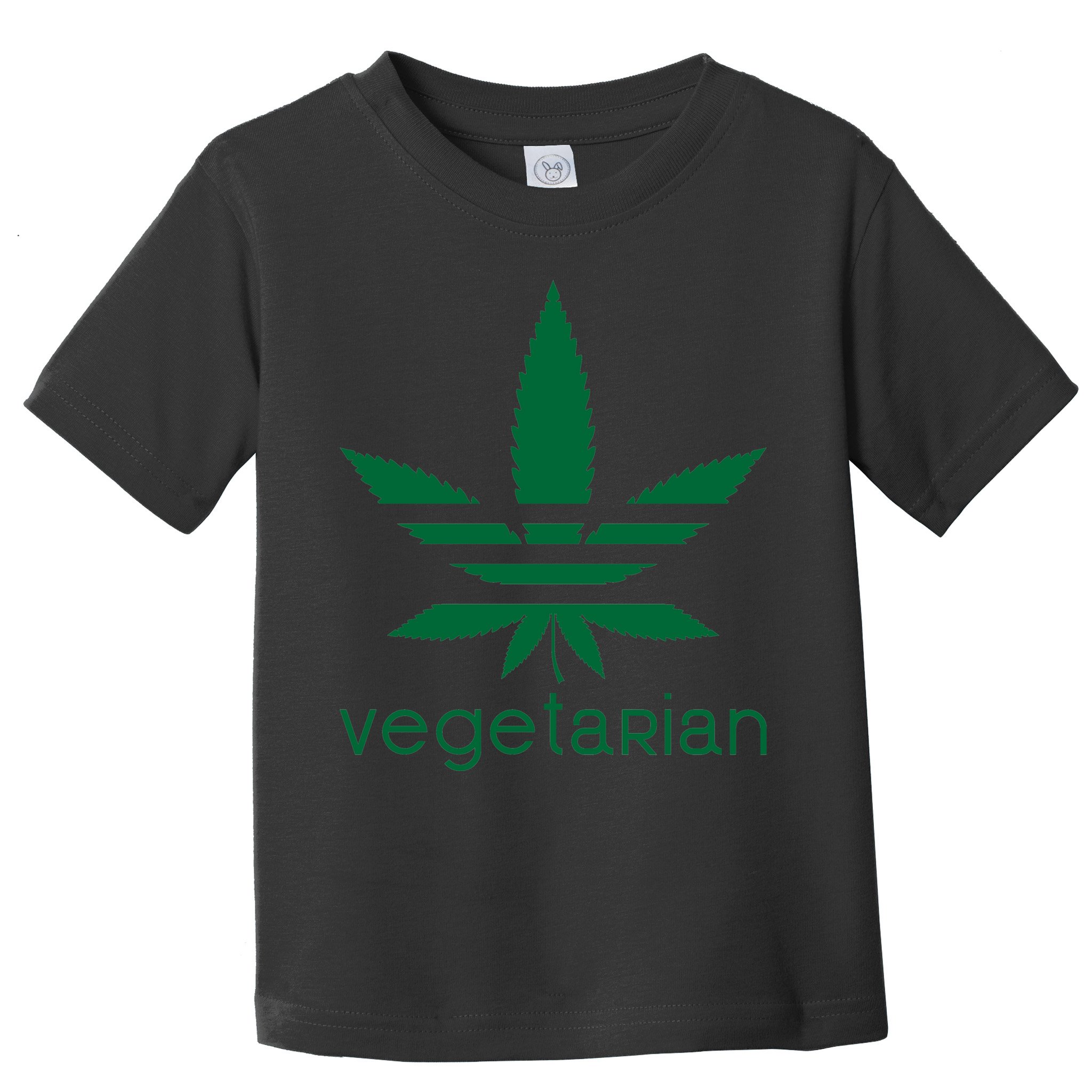 Vegetarian Funny Weed  Toddler T-Shirt