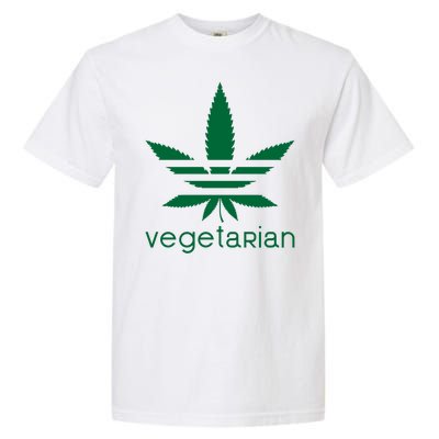 Vegetarian Funny Weed  Garment-Dyed Heavyweight T-Shirt