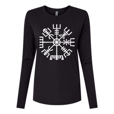 Vegvisir The Magic Navigation Compass of Vikings Womens Cotton Relaxed Long Sleeve T-Shirt