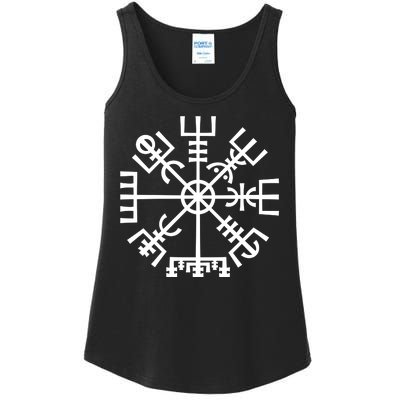 Vegvisir The Magic Navigation Compass of Vikings Ladies Essential Tank