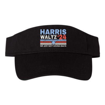 Vintage Elections Harris Waltz 2024 Kamala Harris Tim Waltz Valucap Bio-Washed Visor