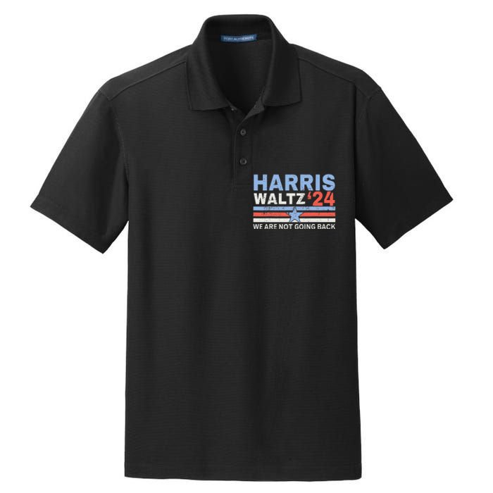 Vintage Elections Harris Waltz 2024 Kamala Harris Tim Waltz Dry Zone Grid Polo