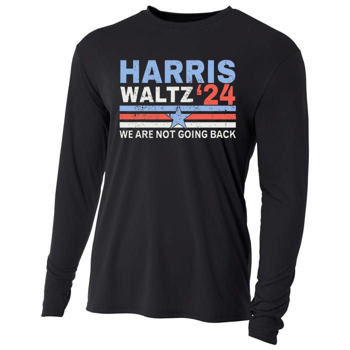 Vintage Elections Harris Waltz 2024 Kamala Harris Tim Waltz Cooling Performance Long Sleeve Crew