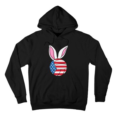 Volleyball Easter Happy Easter Day Funny Easter Ears Bunny Hoodie